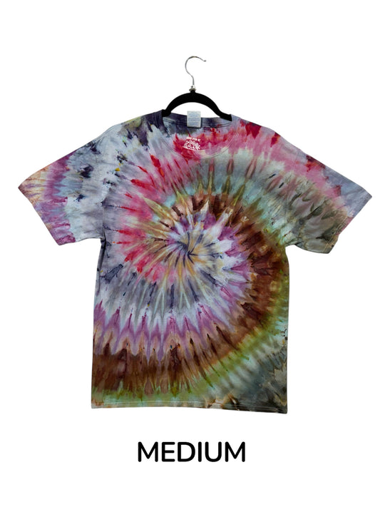 Medium tie dye in spring break color scheme