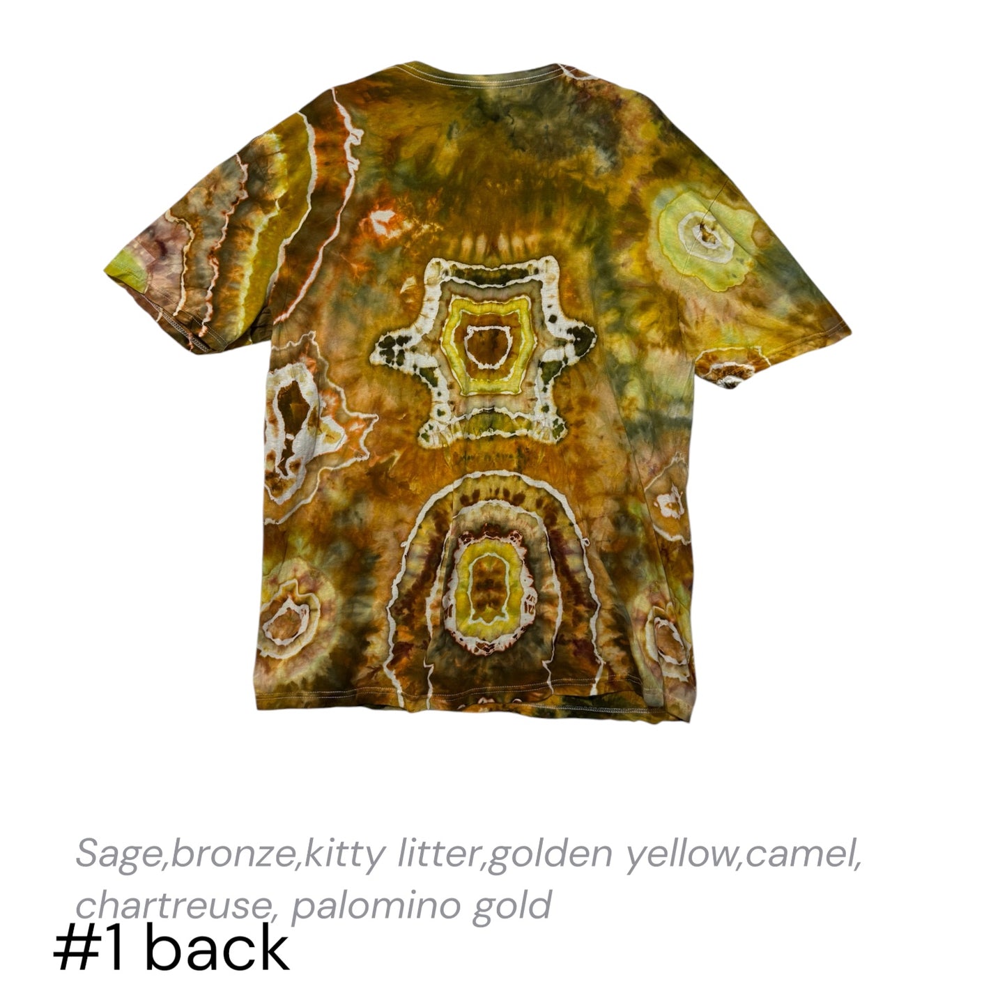 Ice dyed XL geo style