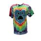 Paw Print Tie Dye