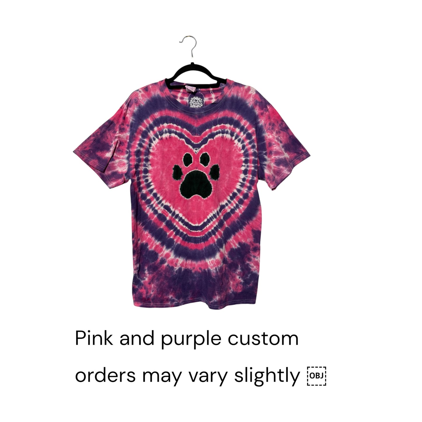 Paw Print Tie Dye