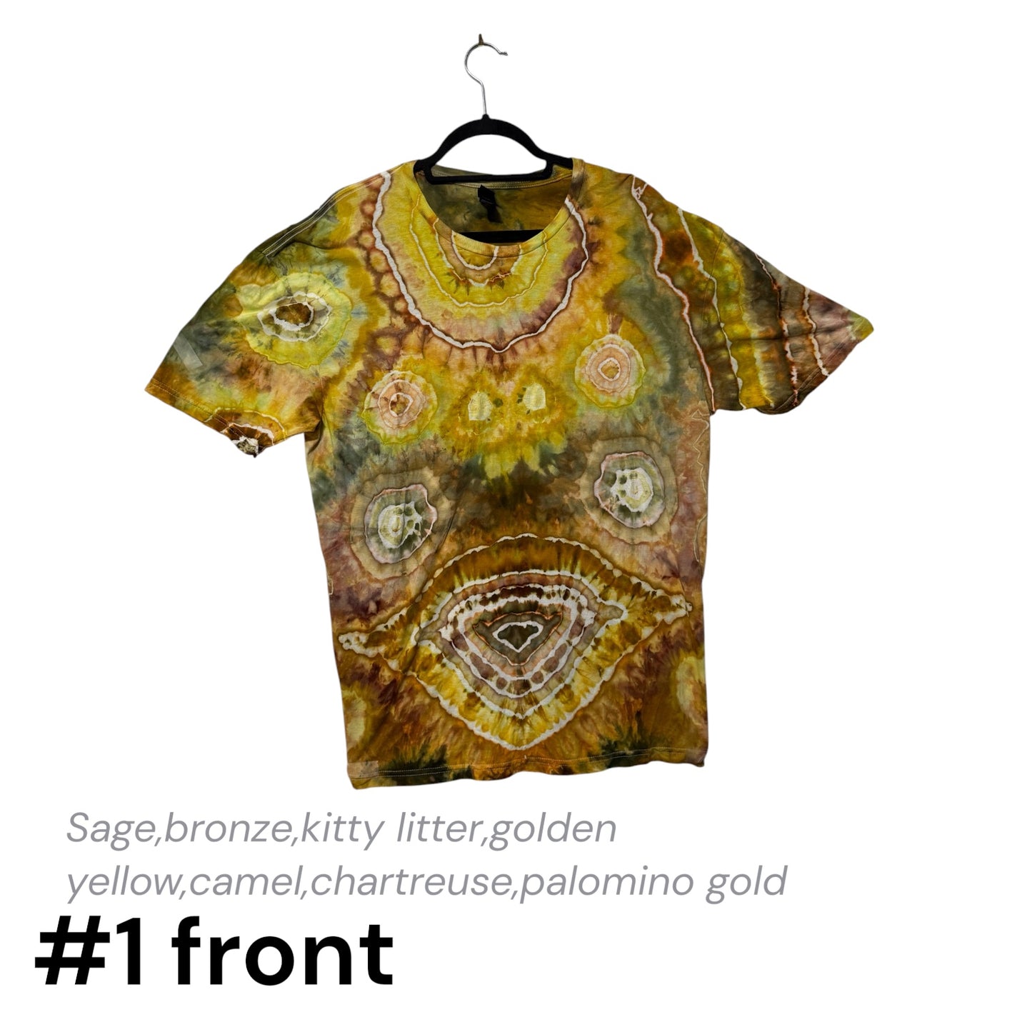 Ice dyed XL geo style