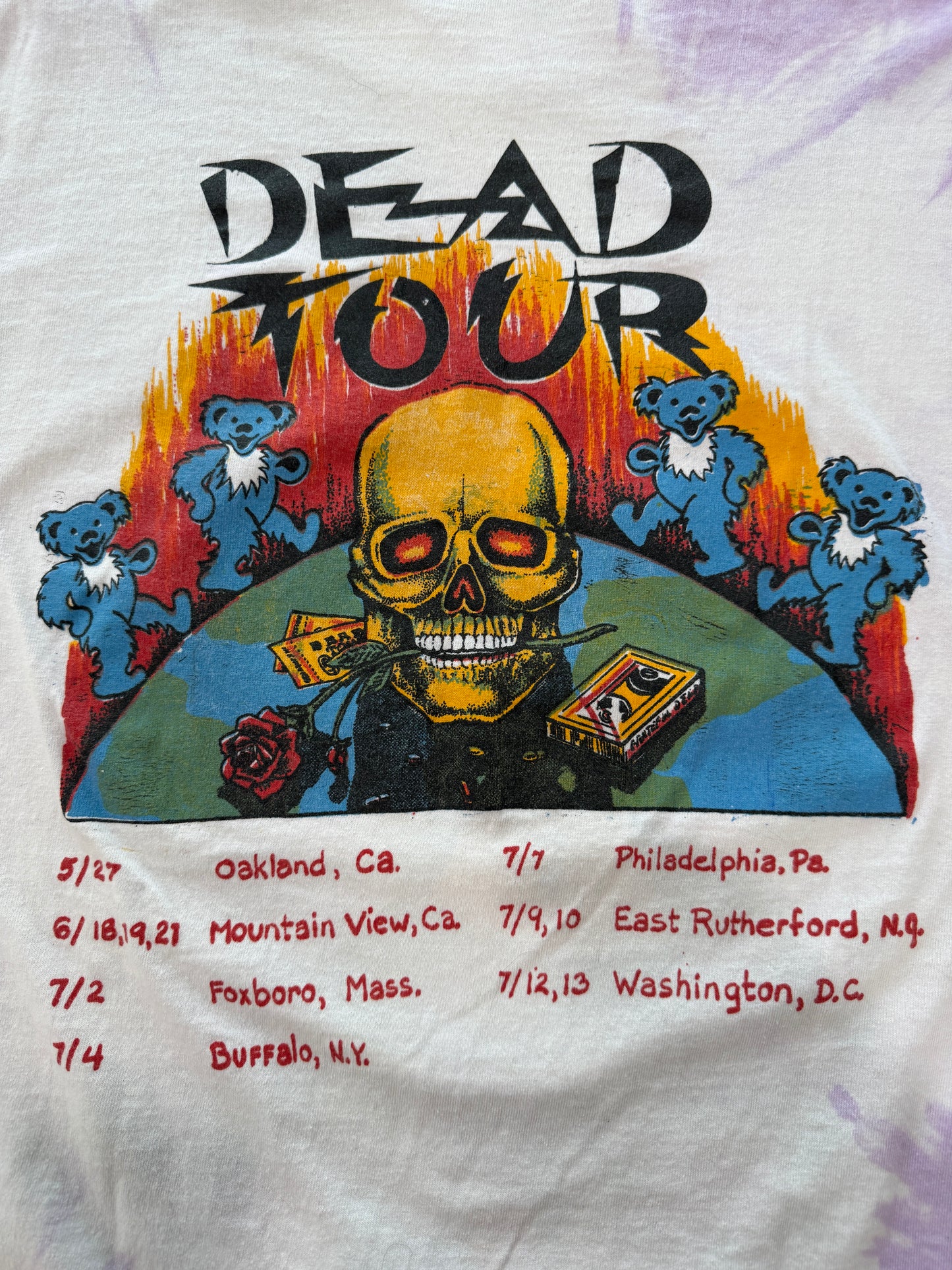 Vintage Grateful Dead tee 1989