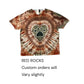Paw Print Tie Dye