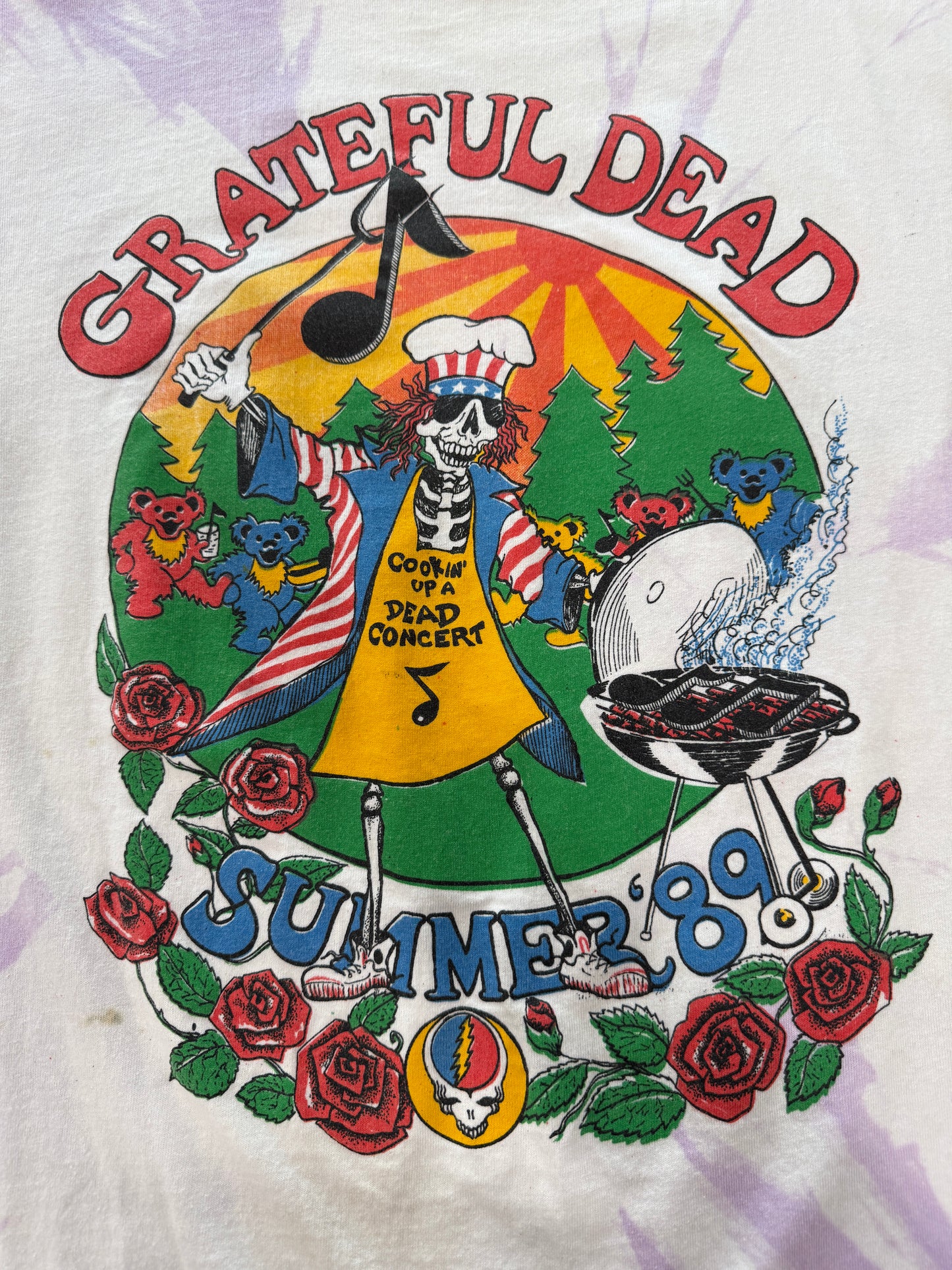 Vintage Grateful Dead tee 1989