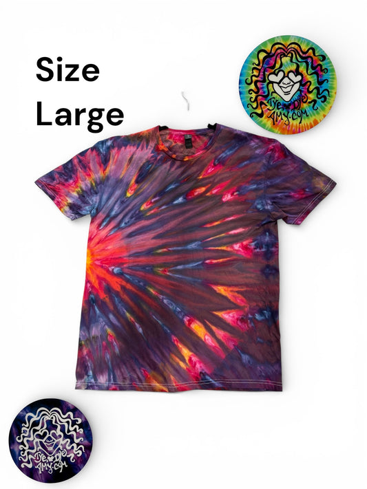 Short sleeve Large tie dye size Large