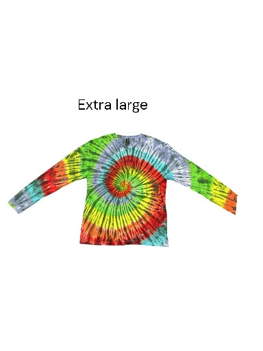XL Long Sleeve Tie Dye Tee