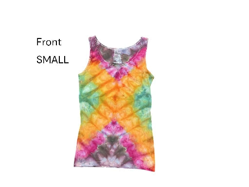 Ladies ICE DYE TANK SIZE SMALL