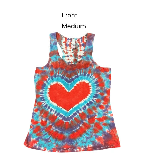 Ladies Heart Tank Size Medium