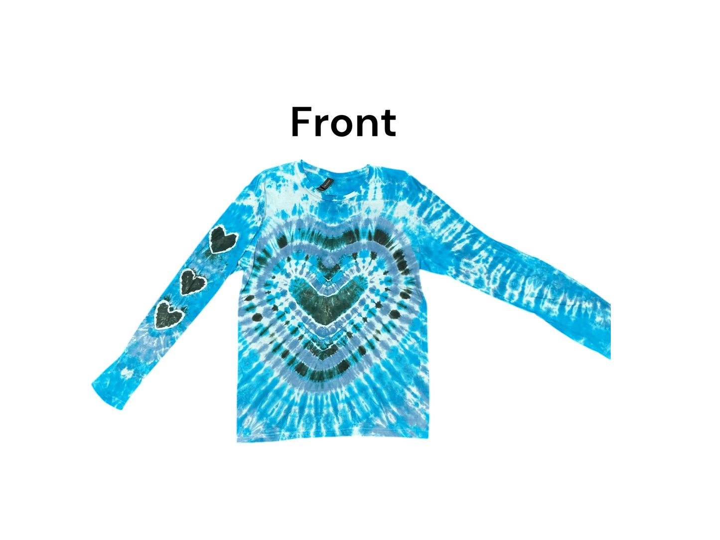 HEART TIE DYE LONG SLEEVE